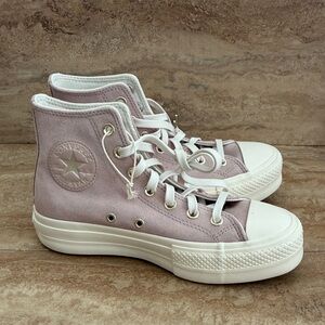 Women’s platform Converse light purple shoes  A03728C